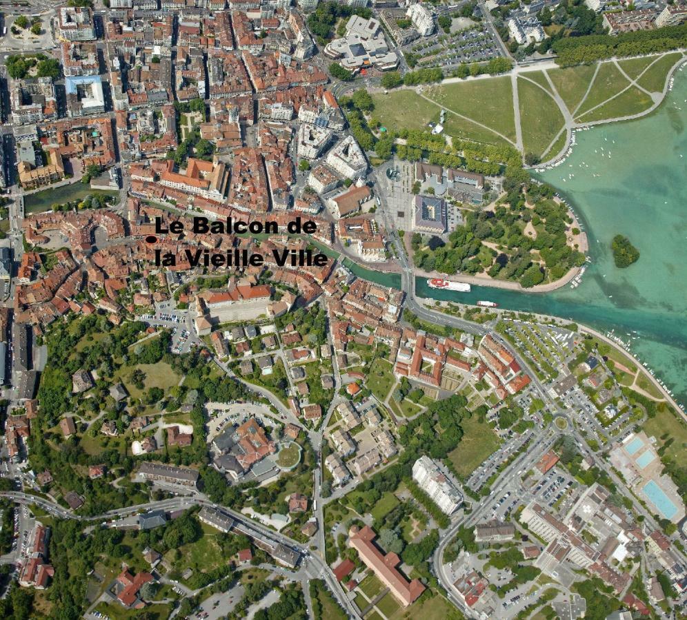 Le Balcon De La Vieille Ville Annecy Eksteriør bilde